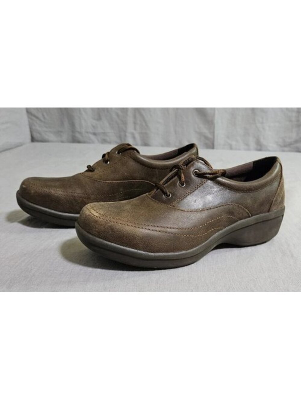 WORX by Red Wing Women’s Steel Toe Oxford Work Shoes – 7.5 Wide Style 5115  New